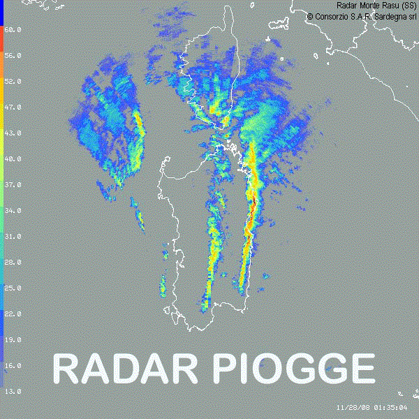 Clicca qui per vedere il radar piogge 