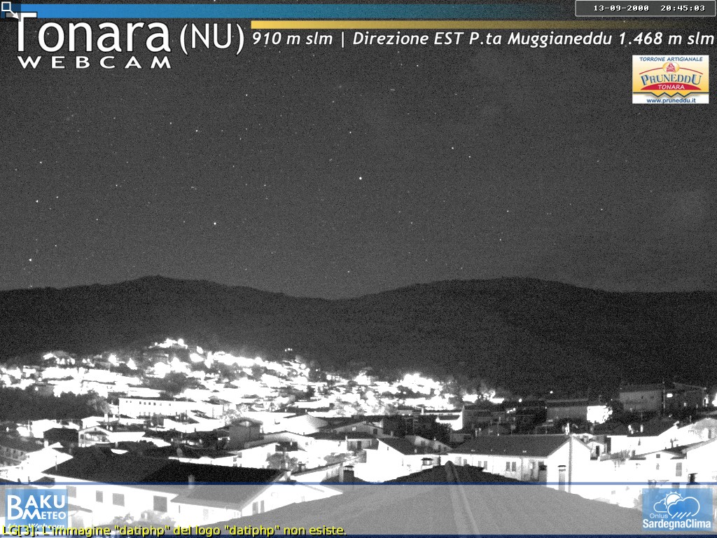 Webcam Mobotix — Muggianeddu verso Tonara