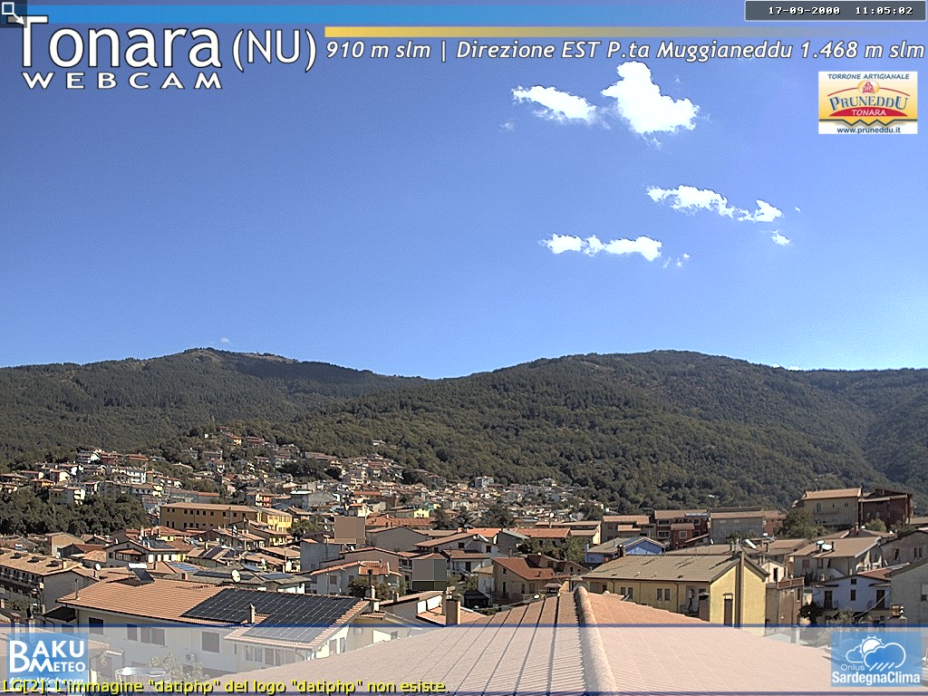 Webcam Mobotix — Muggianeddu verso Tonara