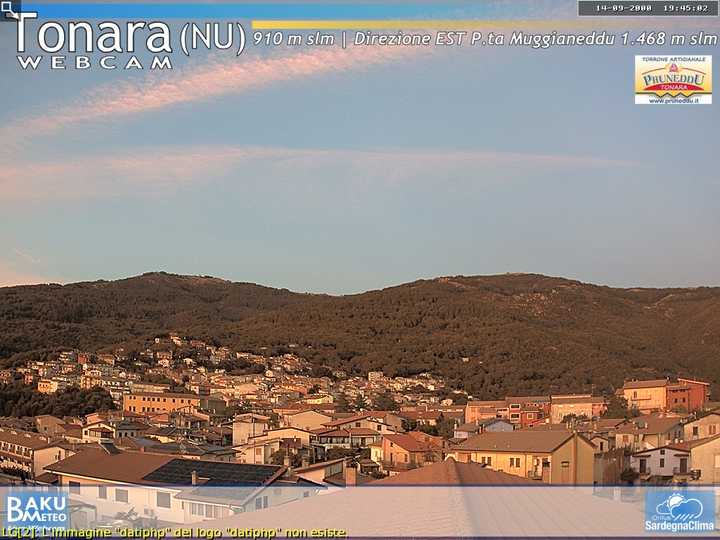 Webcam Mobotix — Muggianeddu verso Tonara
